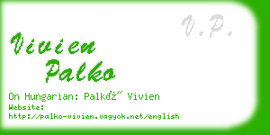 vivien palko business card